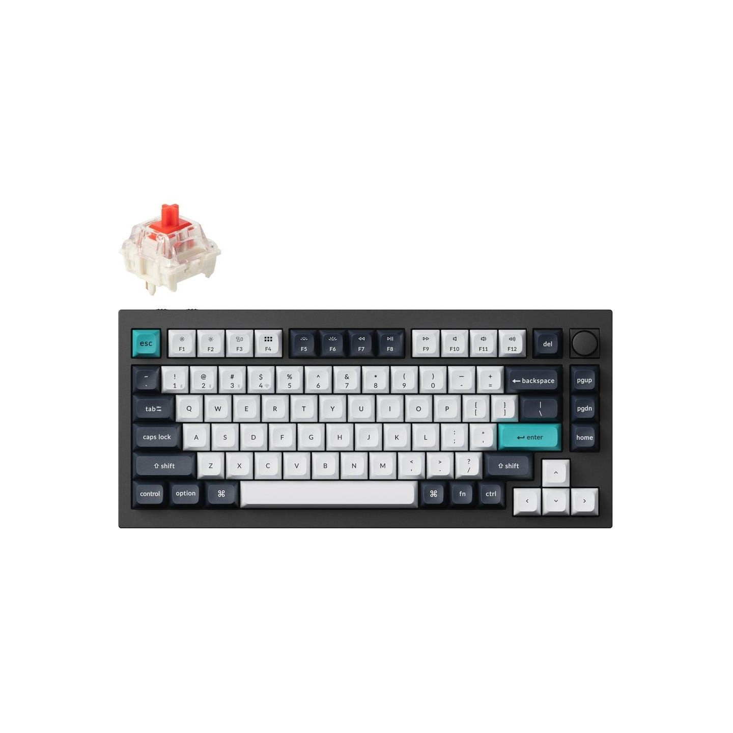 Keychron KEYBOARD WRL Q1 MAX RGB/CARBON BLACK Q1M-M1 KEYCHRON