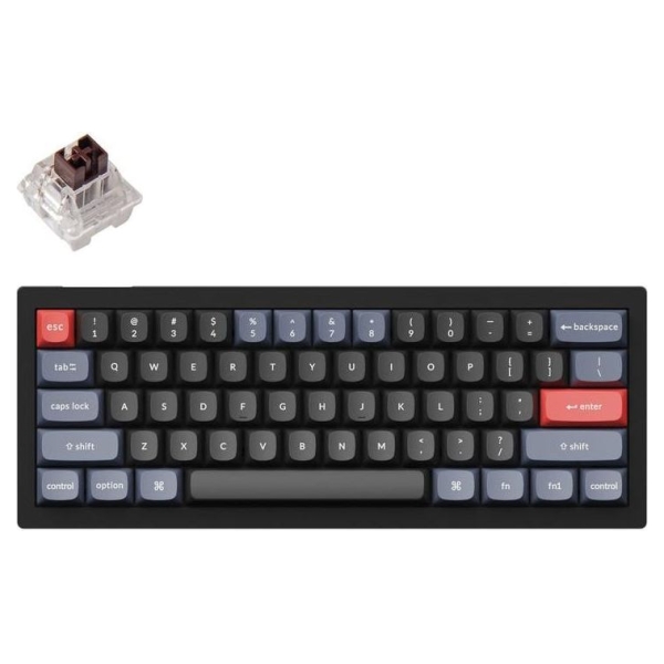 Keychron KEYBOARD WRL V4 RGB/CARBON BLACK V4-B3 KEYCHRON