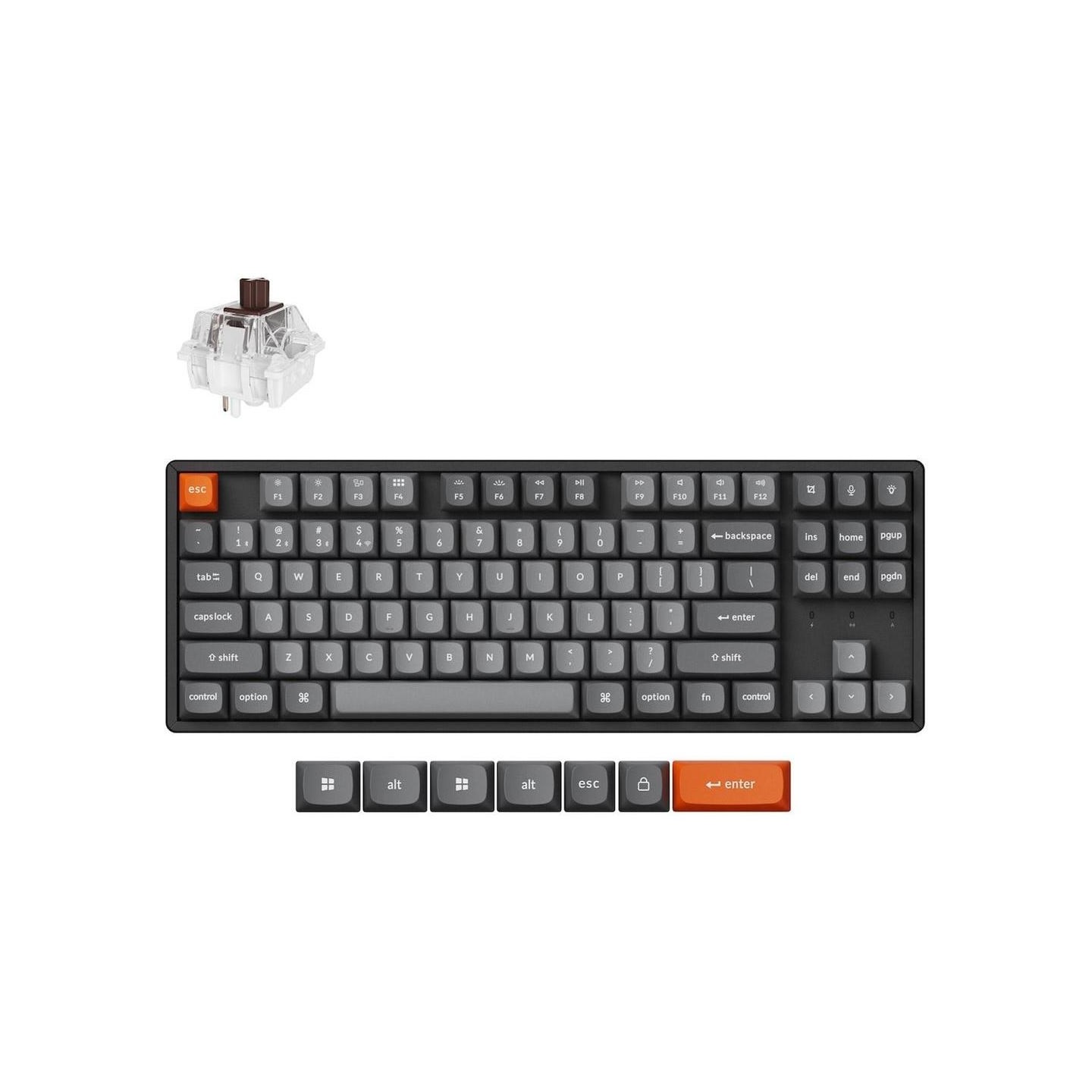 Keychron KEYBOARD WRL K8 MAX RGB/BLACK K8M-J3 KEYCHRON