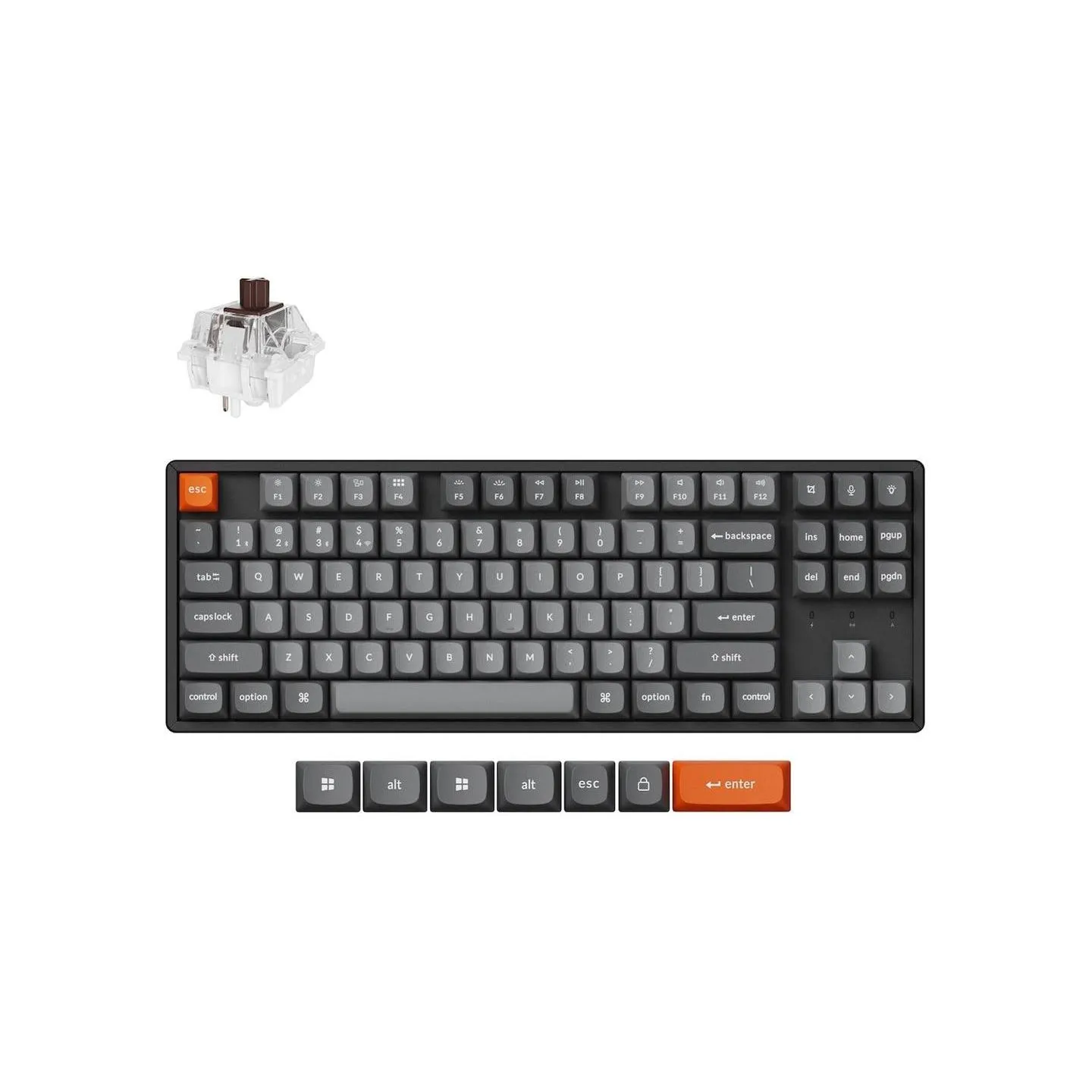 Keychron KEYBOARD WRL K8 MAX RGB/BLACK K8M-J3 KEYCHRON