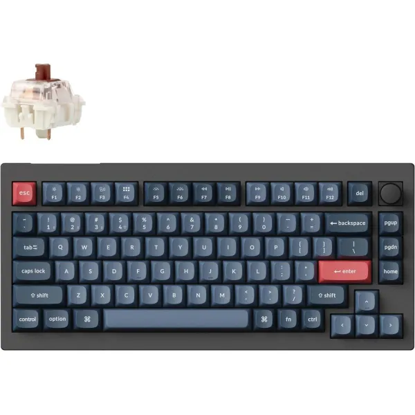 Keychron KEYBOARD WRL V1 MAX RGB/CARBON BLACK V1M-D3 KEYCHRON