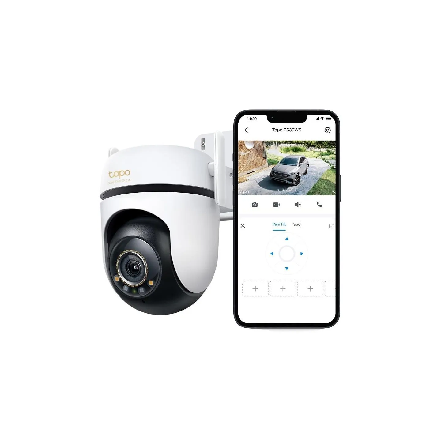Tp-Link WRL CAMERA PAN/TILT/TAPO C530WS TP-LINK
