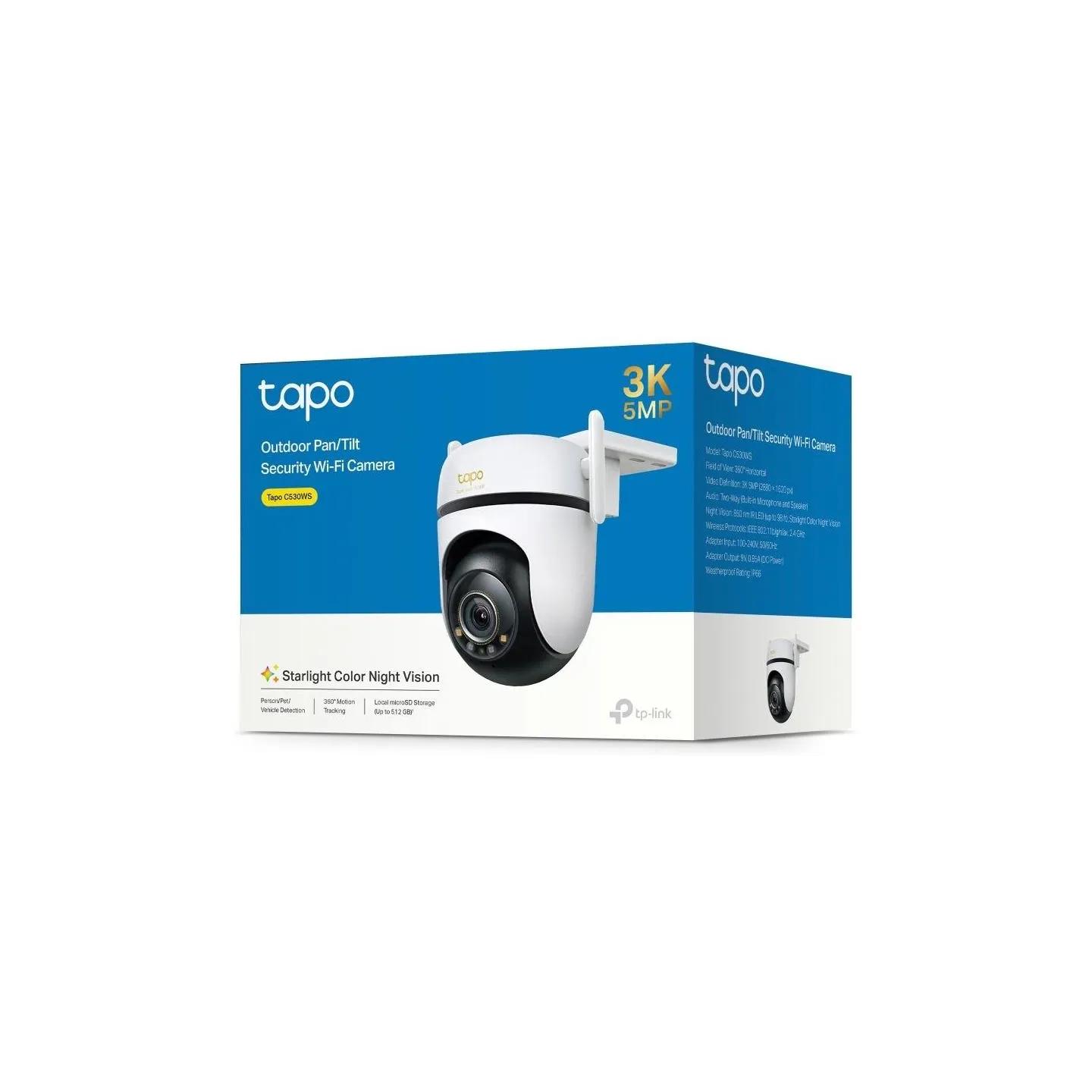 Tp-Link WRL CAMERA PAN/TILT/TAPO C530WS TP-LINK