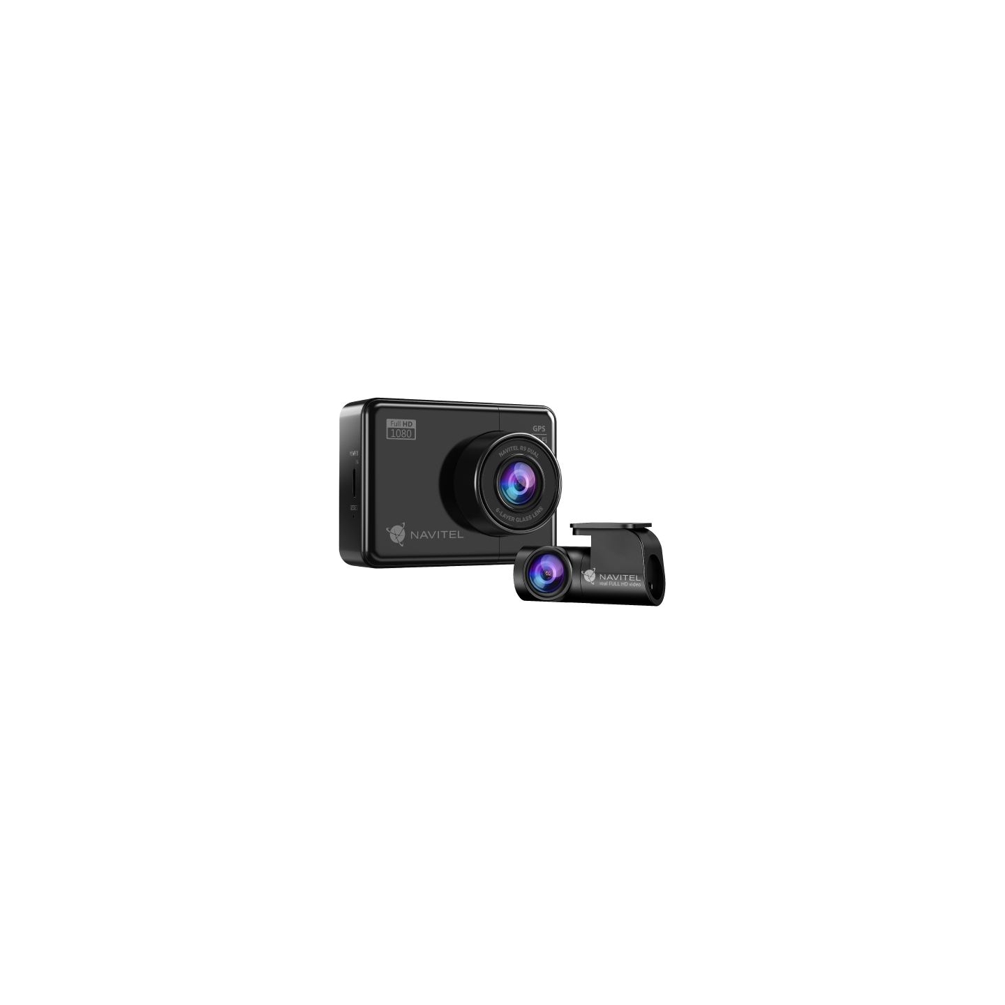 Navitel | R9 DUAL | Wi-Fi | Two-channel Full HD Dashcam | Audio recorder