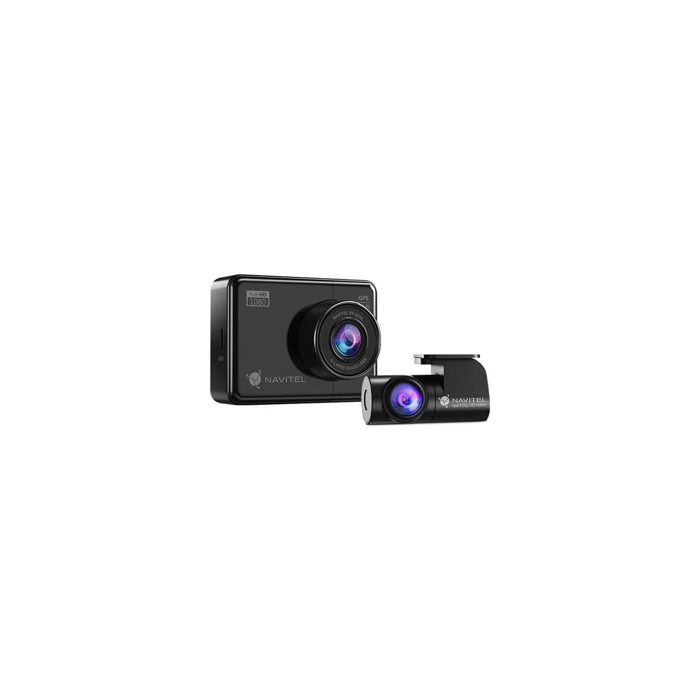 Navitel | R9 DUAL | Wi-Fi | Two-channel Full HD Dashcam | Audio recorder