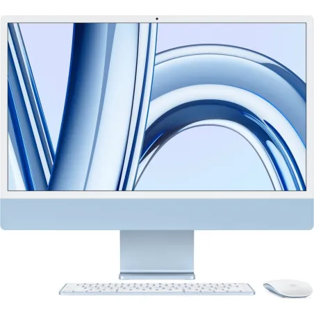 Apple iMac 24 inch: M4 10/10, 16GB, 512GB SSD - Blue