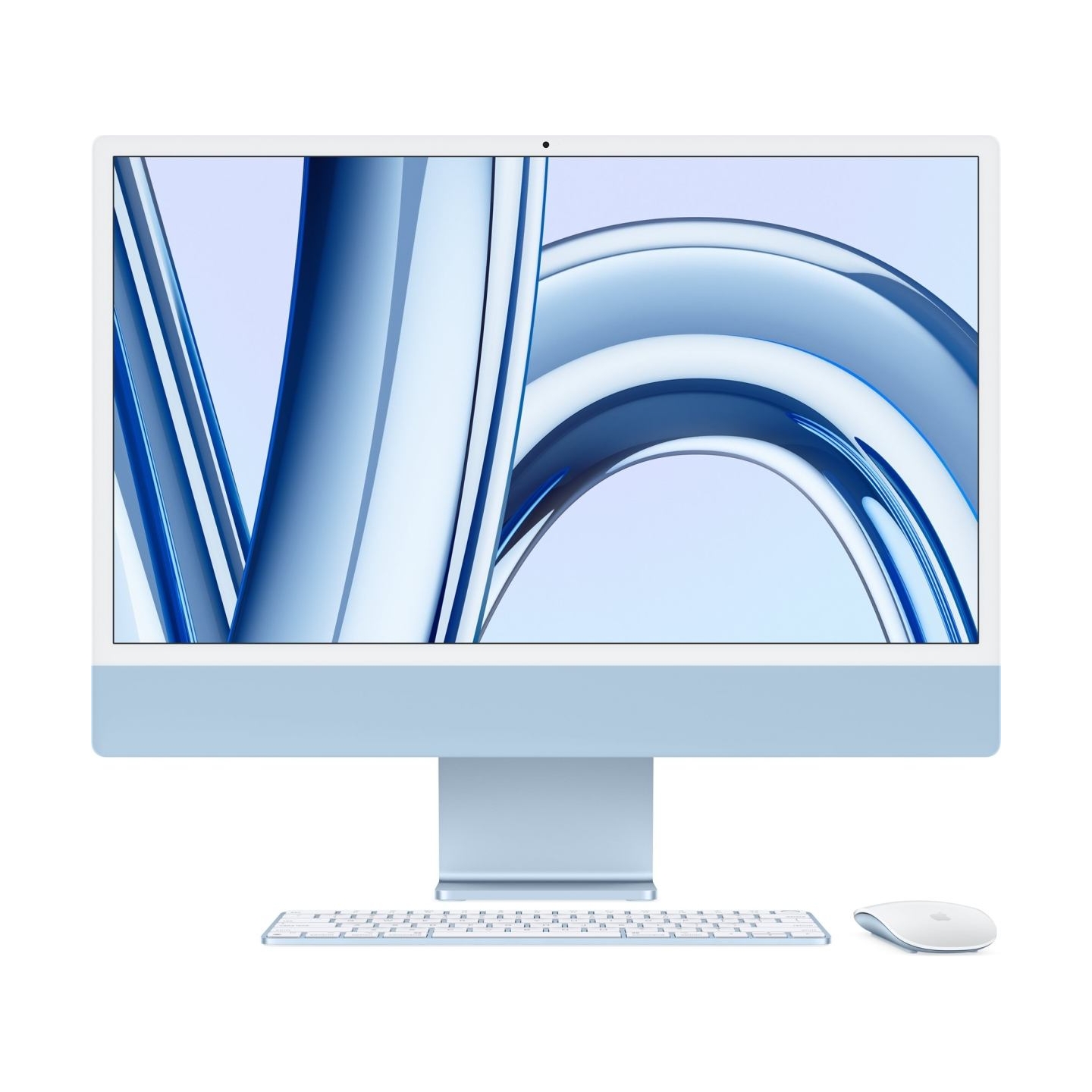 Apple iMac 24 inch: M4 10/10, 16GB, 512GB SSD - Blue
