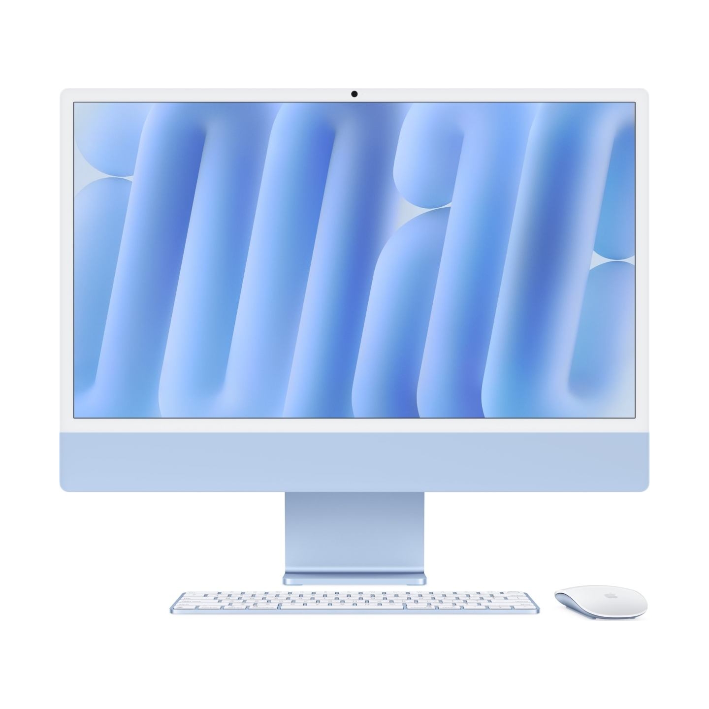 Apple iMac 24 inch: M4 10/10, 16GB, 512GB SSD - Blue