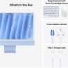 Apple iMac 24 inch: M4 10/10, 16GB, 512GB SSD - Blue