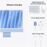 Apple iMac 24 inch: M4 10/10, 16GB, 512GB SSD - Blue