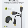 Goobay 80105 Soft HDMI High-Speed Cable with Ethernet | Soft | 5 m