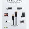 Goobay 80105 Soft HDMI High-Speed Cable with Ethernet | Soft | 5 m
