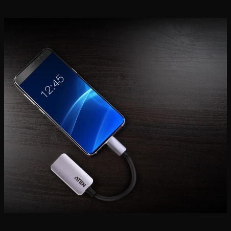 Aten | USB-C to HDMI 4K Adapter | HDMI Female | USB-C Male | USB-C to HDMI