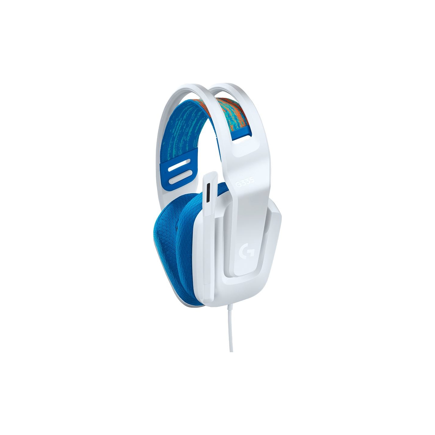 Logitech G335 Wired Gaming Headset - WHITE - 3.5 MM