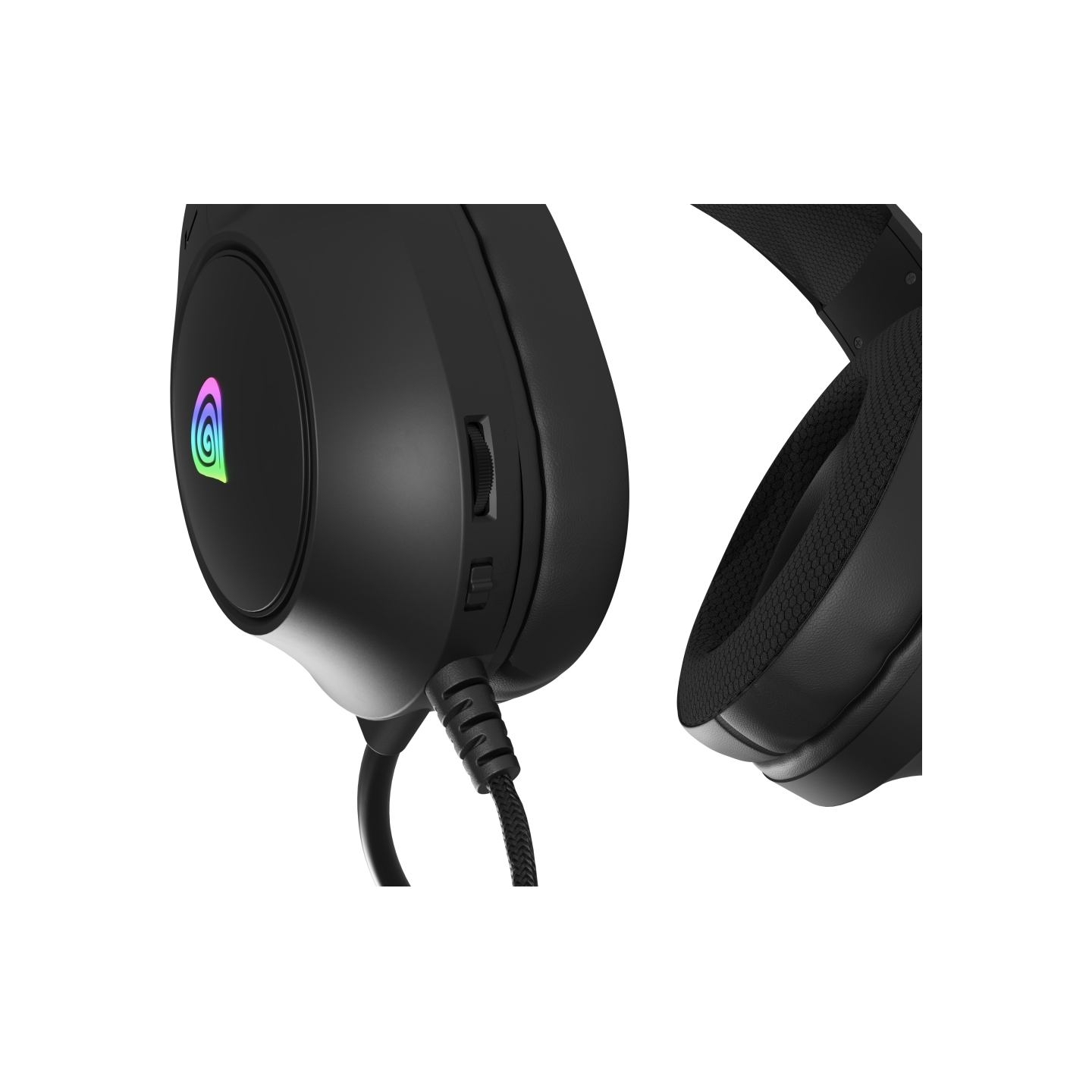 Genesis Gaming Headset | Neon 213 RGB | Wired | Over-Ear | Microphone | Black