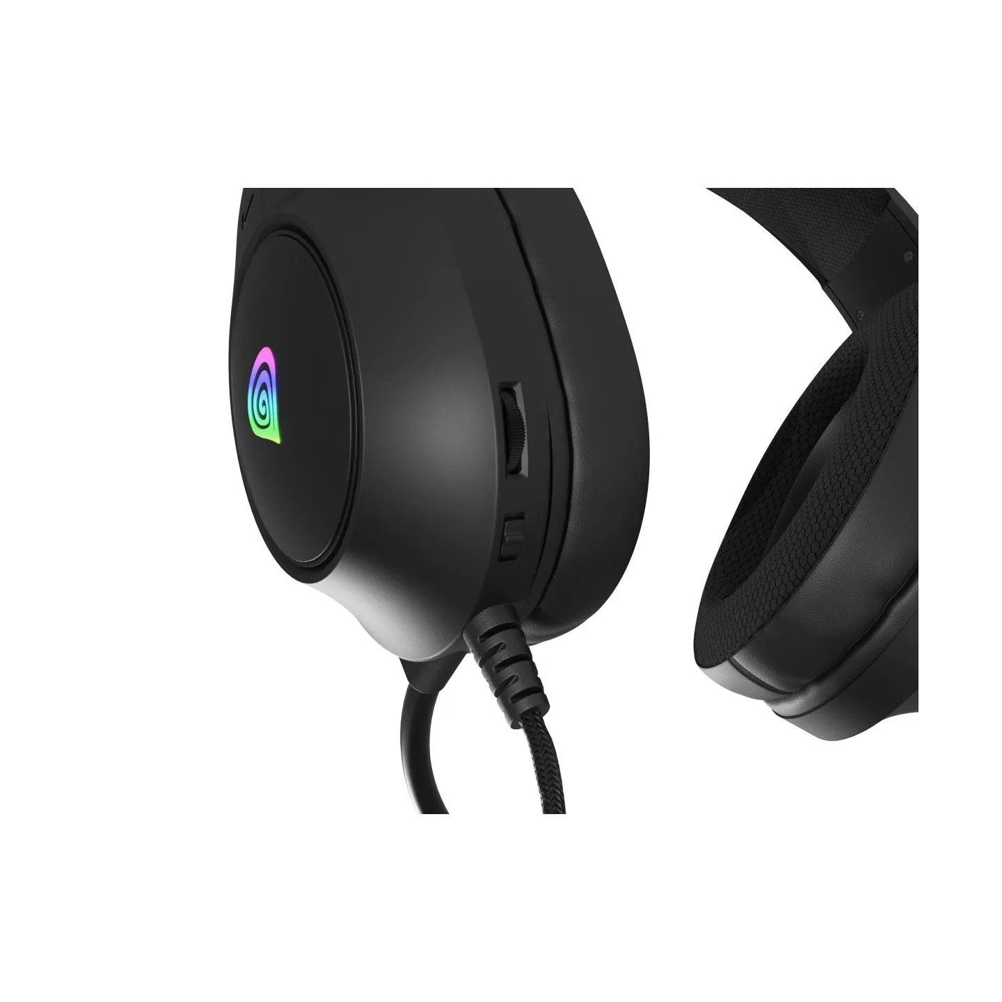 Genesis Gaming Headset | Neon 213 RGB | Wired | Over-Ear | Microphone | Black