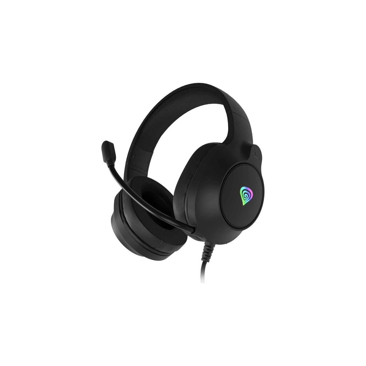 Genesis Gaming Headset | Neon 213 RGB | Wired | Over-Ear | Microphone | Black