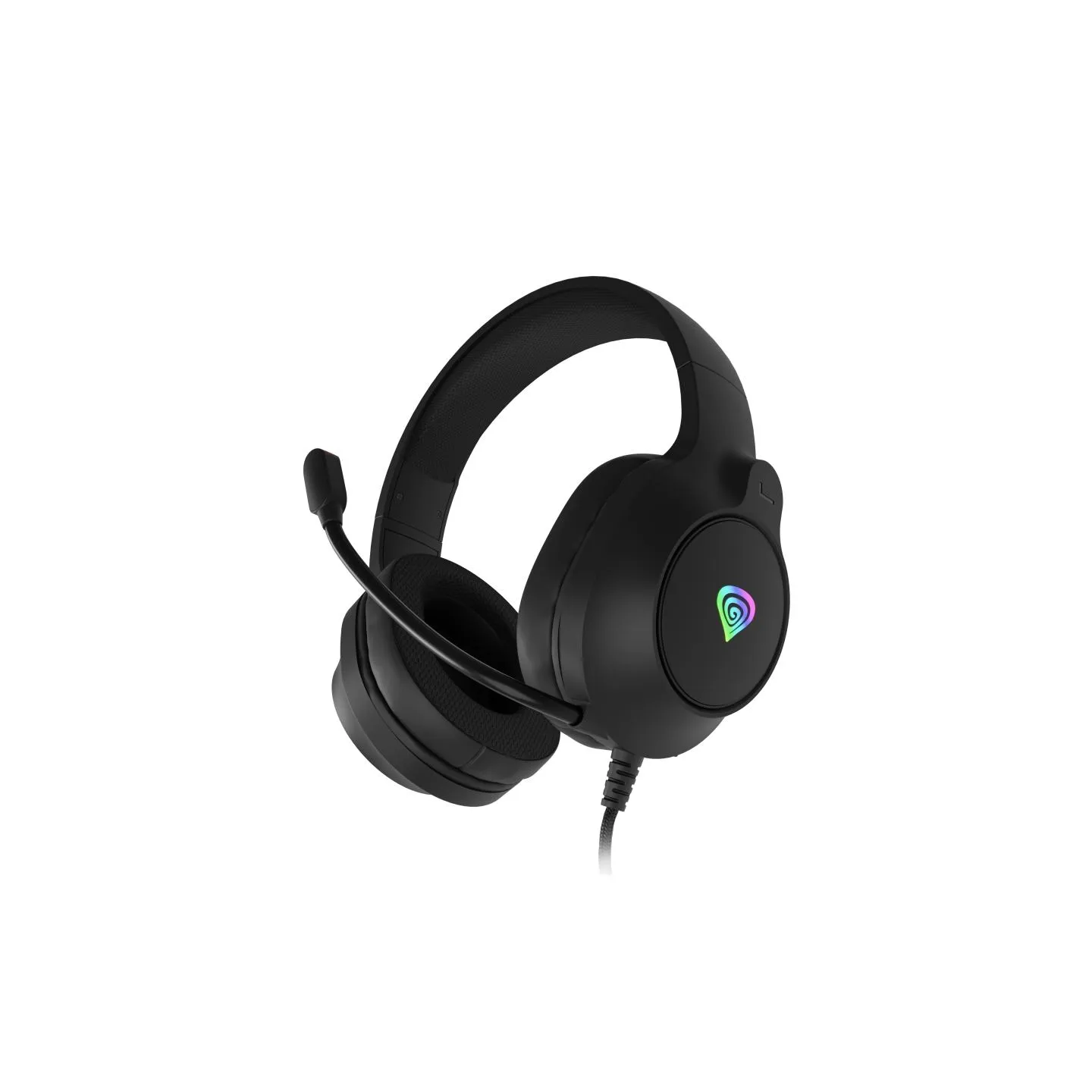 Genesis Gaming Headset | Neon 213 RGB | Wired | Over-Ear | Microphone | Black