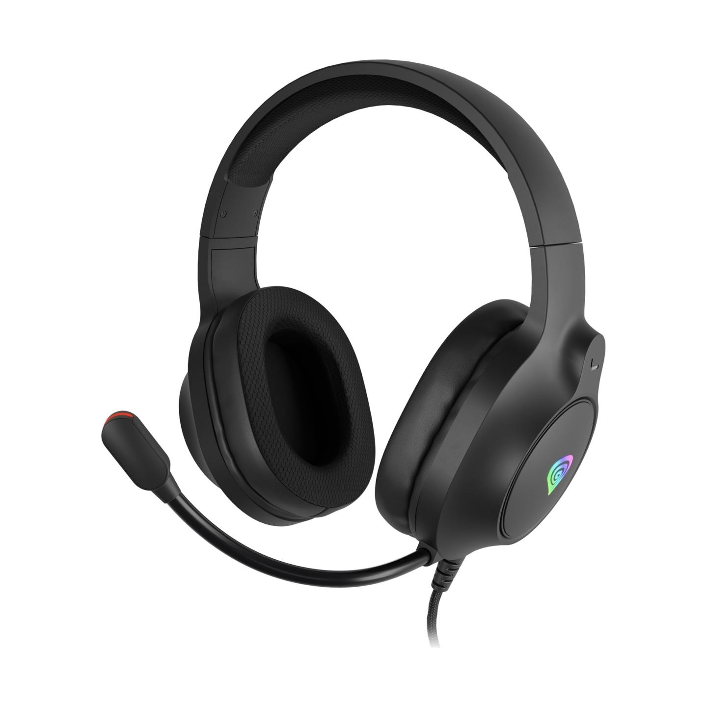 Genesis Gaming Headset | Neon 213 RGB | Wired | Over-Ear | Microphone | Black