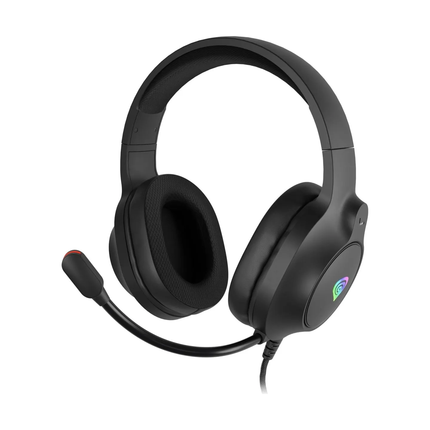 Genesis Gaming Headset | Neon 213 RGB | Wired | Over-Ear | Microphone | Black