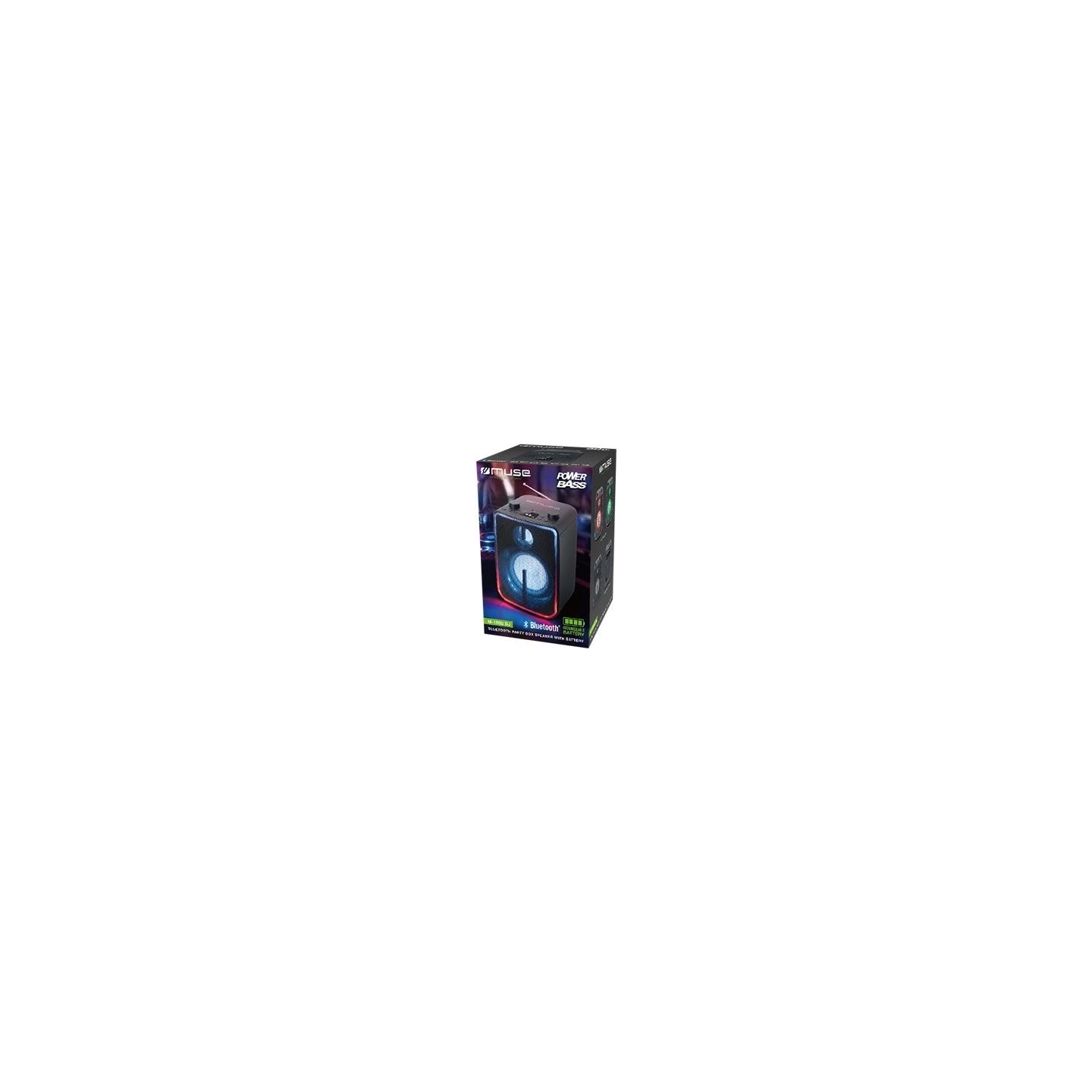 Muse | Bluetooth Party Box Speaker with Battery | M-1802DJ | 60 W | Bluetooth | Wireless connection | Black