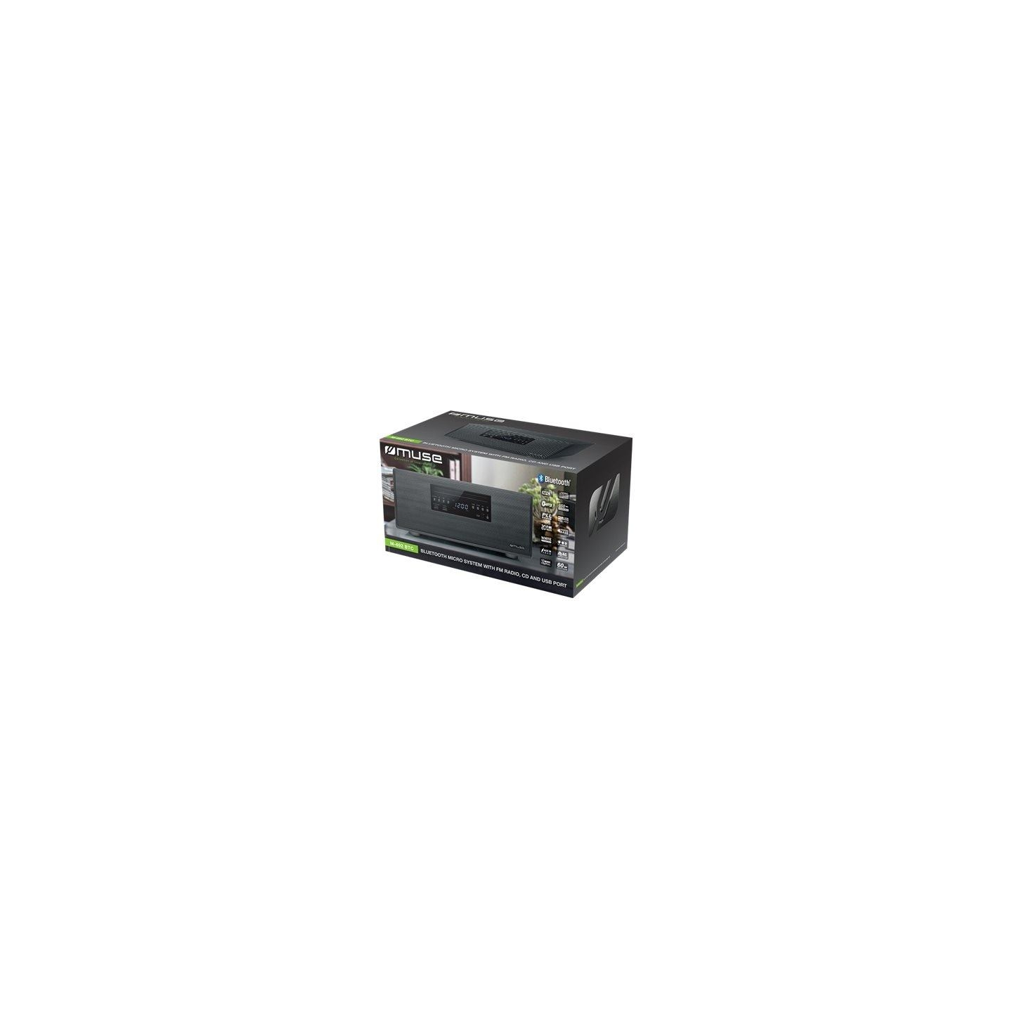 Muse | Bluetooth Micro System | M-692 BTC | 2 x 30 W | Bluetooth | Wireless connection | NFC features | Black