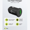 Goobay Dual-USB Car Fast Charger USB-C PD (Power Delivery), 45 W | 61739