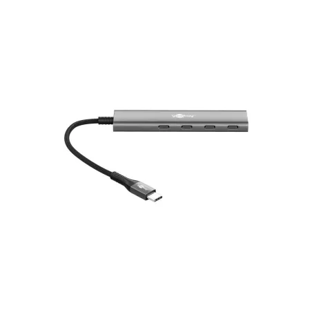 Goobay Slim 4-Port USB Hub, USB-C to USB-C, 5 Gbit/s