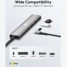 Goobay Slim 4-Port USB Hub, USB-C to USB-C, 5 Gbit/s