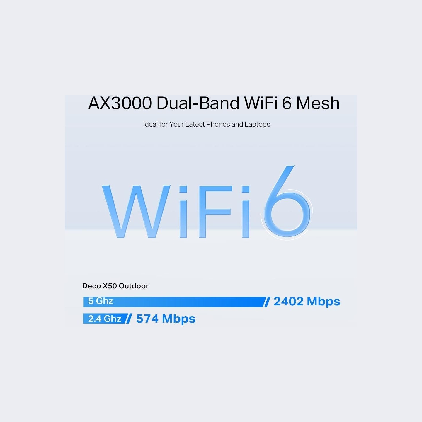 Tp-Link Wireless Router|TP-LINK|Deco X50-Outdoor|DECOX50-OUTDOOR(1-PACK)
