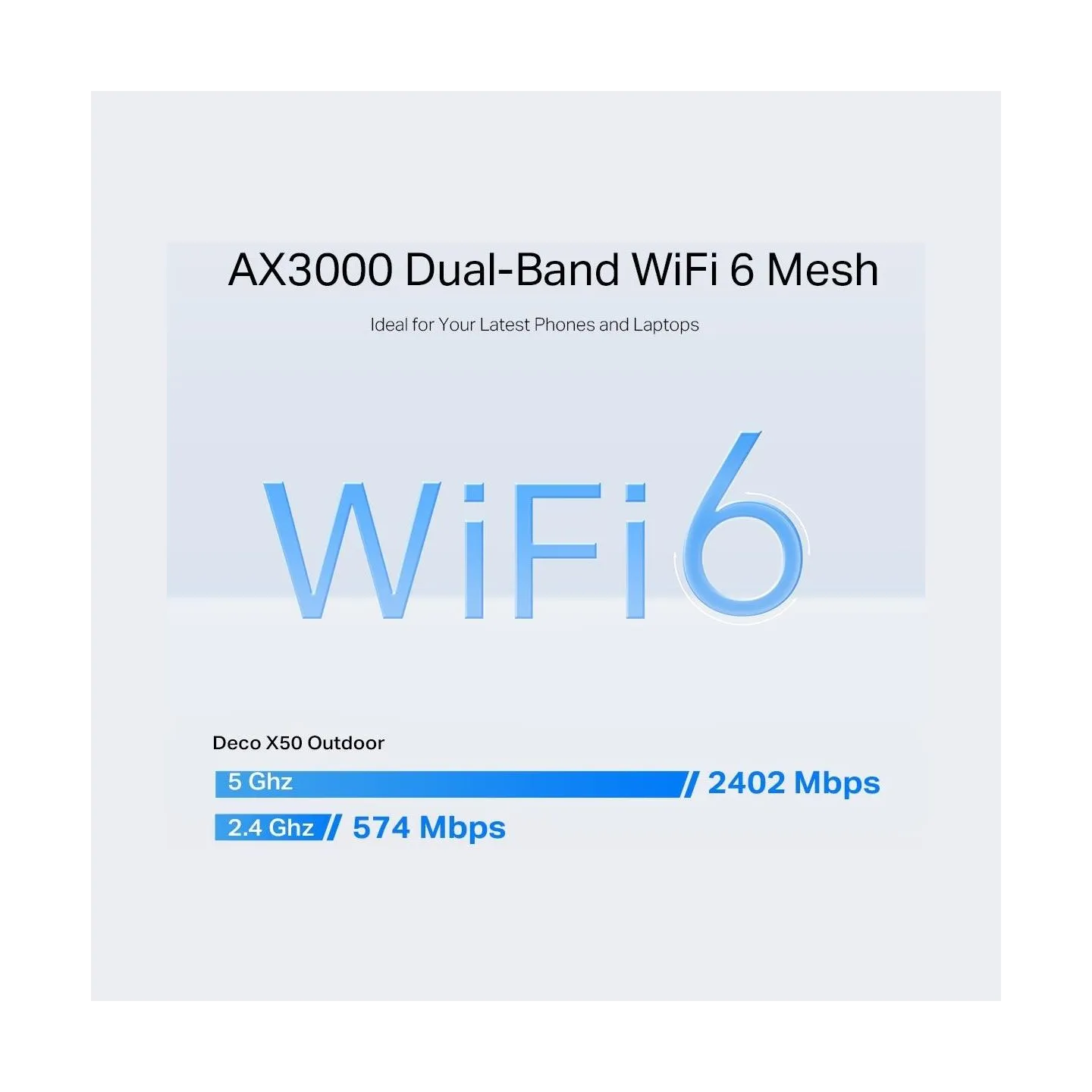 Tp-Link Wireless Router|TP-LINK|Deco X50-Outdoor|DECOX50-OUTDOOR(1-PACK)