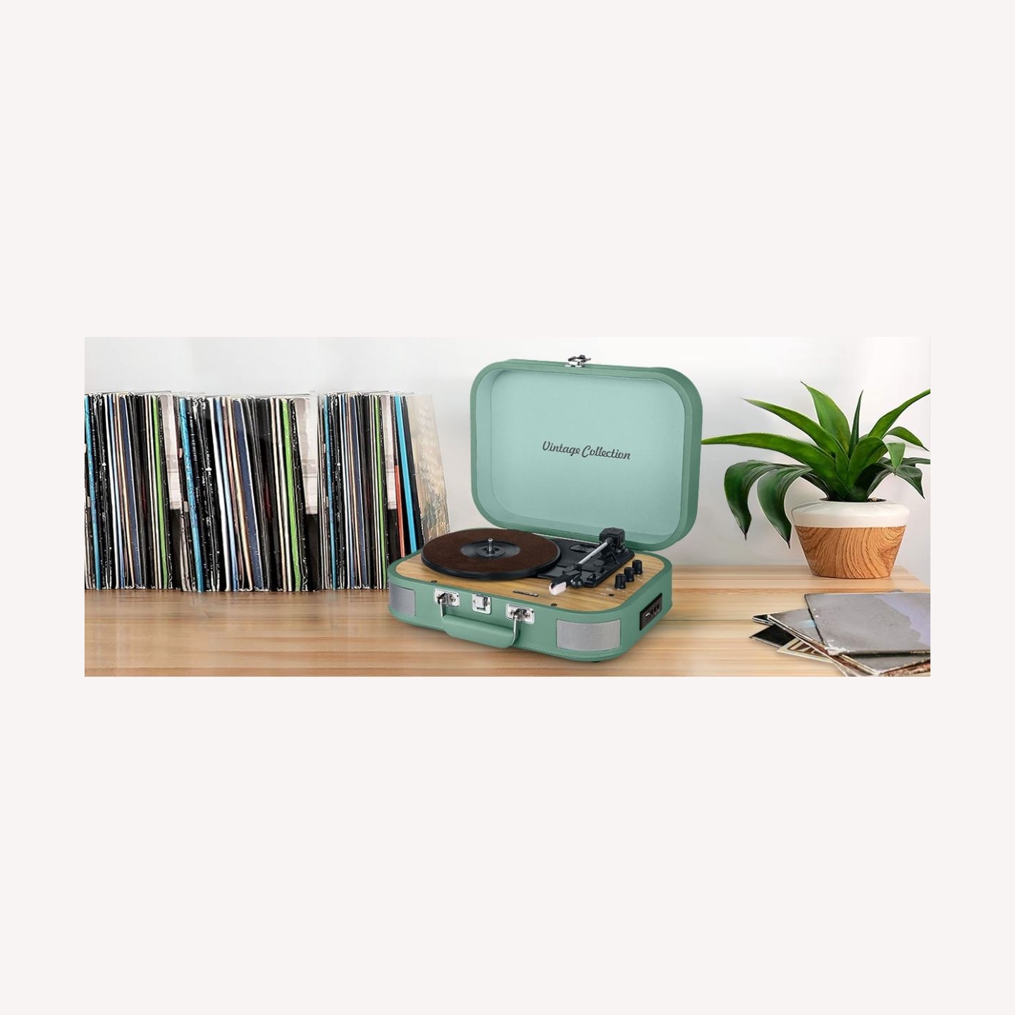 Muse | Turntable Stereo System | MT-201WG | Turntable Stereo System | USB port | AUX in