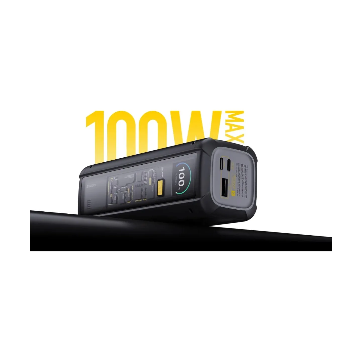 Xiaomi Power Bank | HyperCharge | 25000 mAh | Black