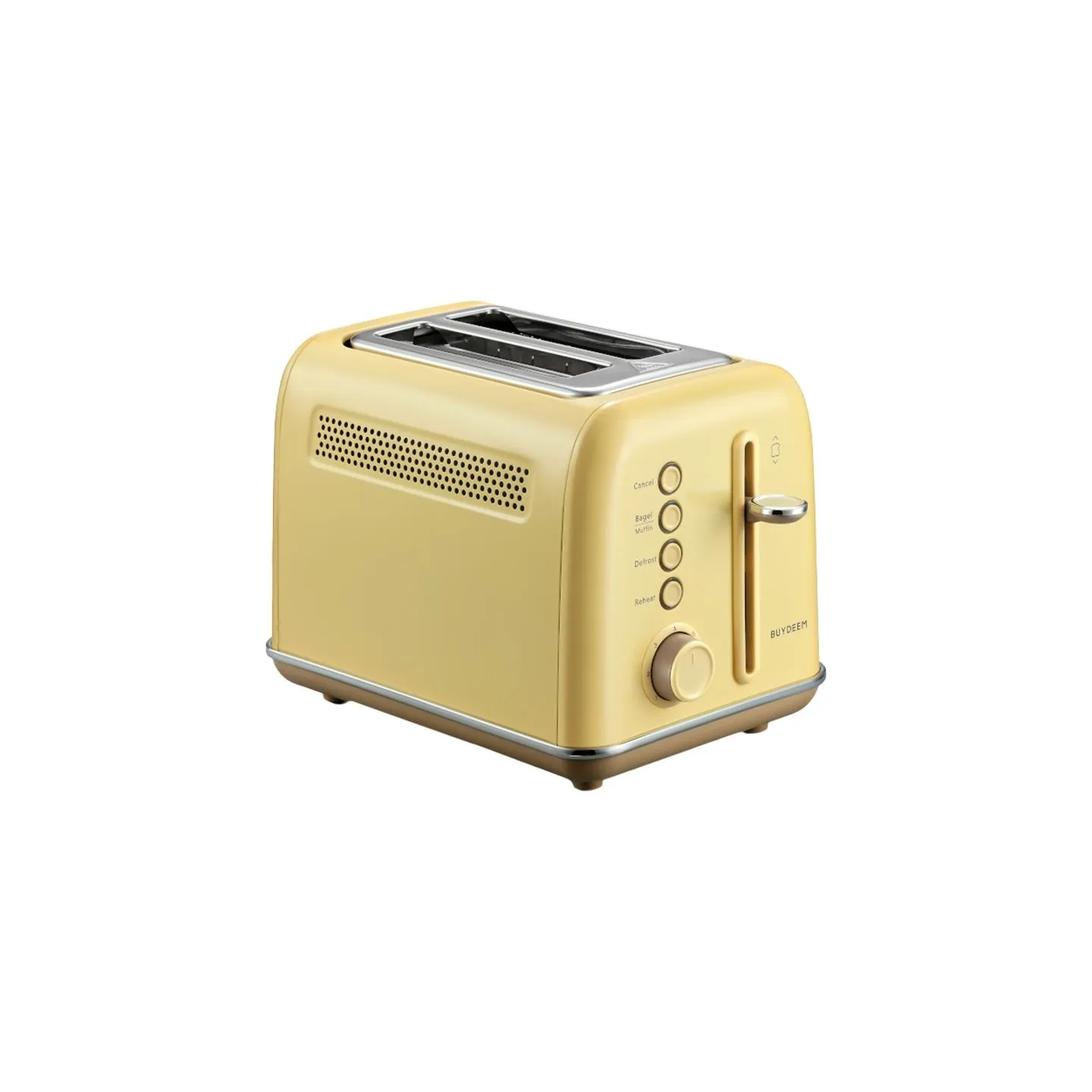 Buydeem 2 Slice Toaster, model DT620E, color Mellow Yellow, EU