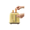 Buydeem 2 Slice Toaster, model DT620E, color Mellow Yellow, EU