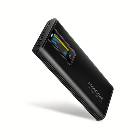 Axagon EEM2-SD2B USB-C 10Gbps-M.2 NVMe & SATA SSD DISPLAY box