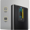 Axagon EEM2-SD2B USB-C 10Gbps-M.2 NVMe & SATA SSD DISPLAY box