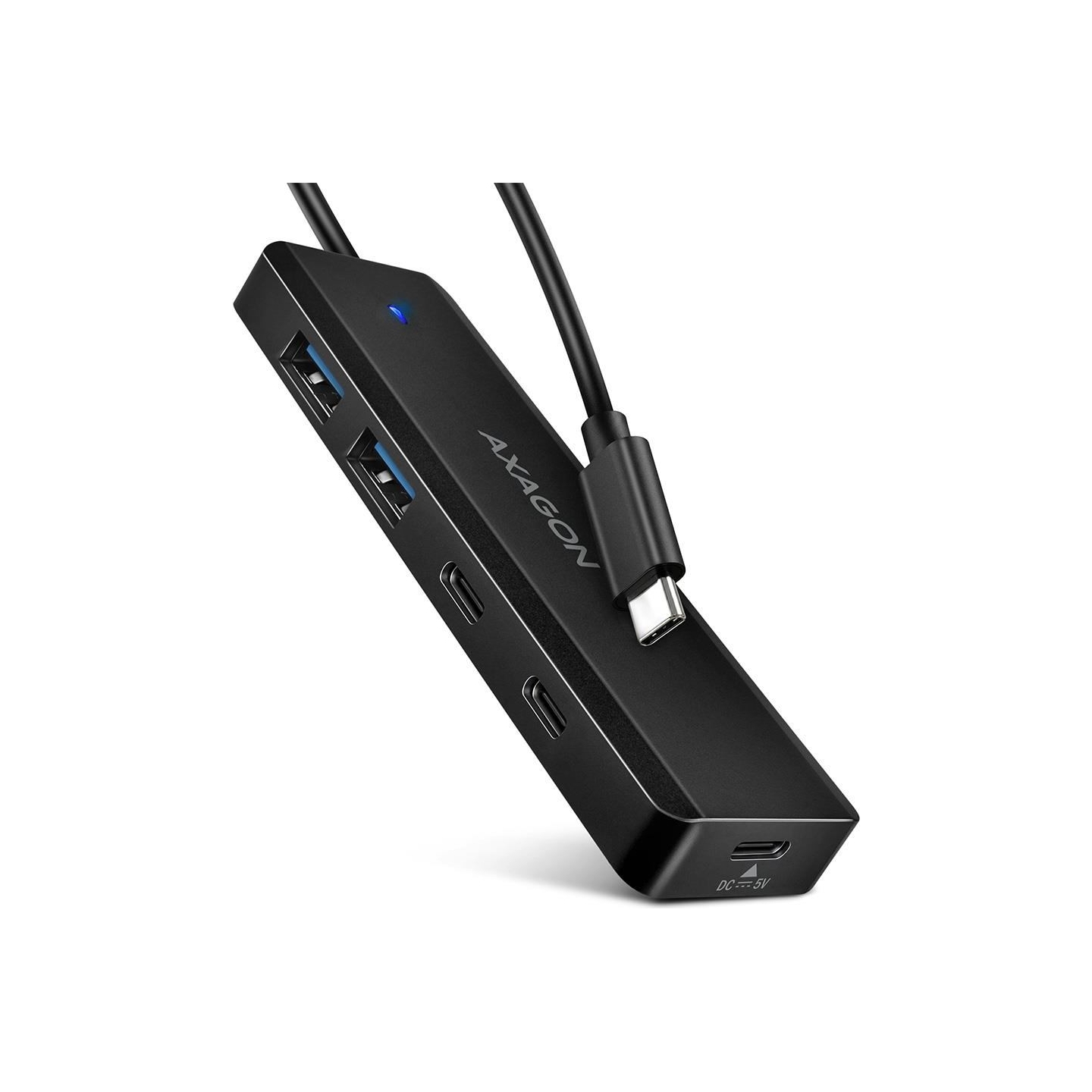 Axagon HUE-C2C USB-C 5Gbps TRAVEL hub