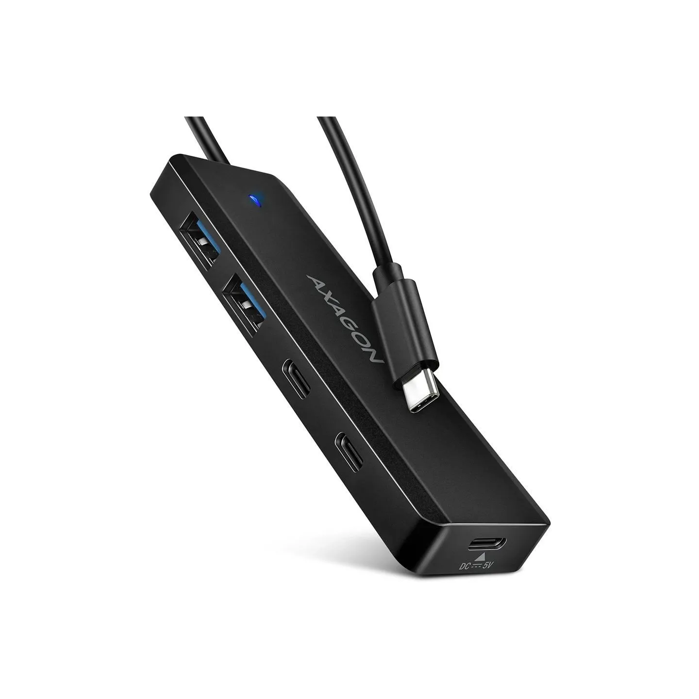 Axagon HUE-C2C USB-C 5Gbps TRAVEL hub