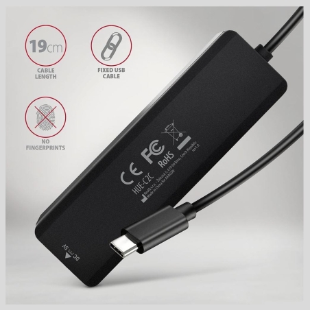 Axagon HUE-C2C USB-C 5Gbps TRAVEL hub