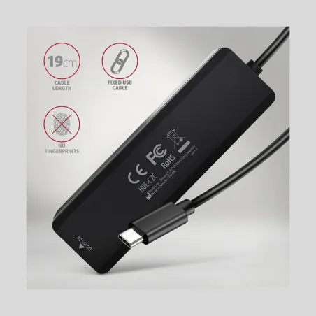 Axagon HUE-C2C USB-C 5Gbps TRAVEL hub