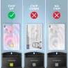 Axagon CRE-SM4NC USB-C Smart card StandReader. Universal desktop USB contact Smart ID card reader with a long USB-C cable.