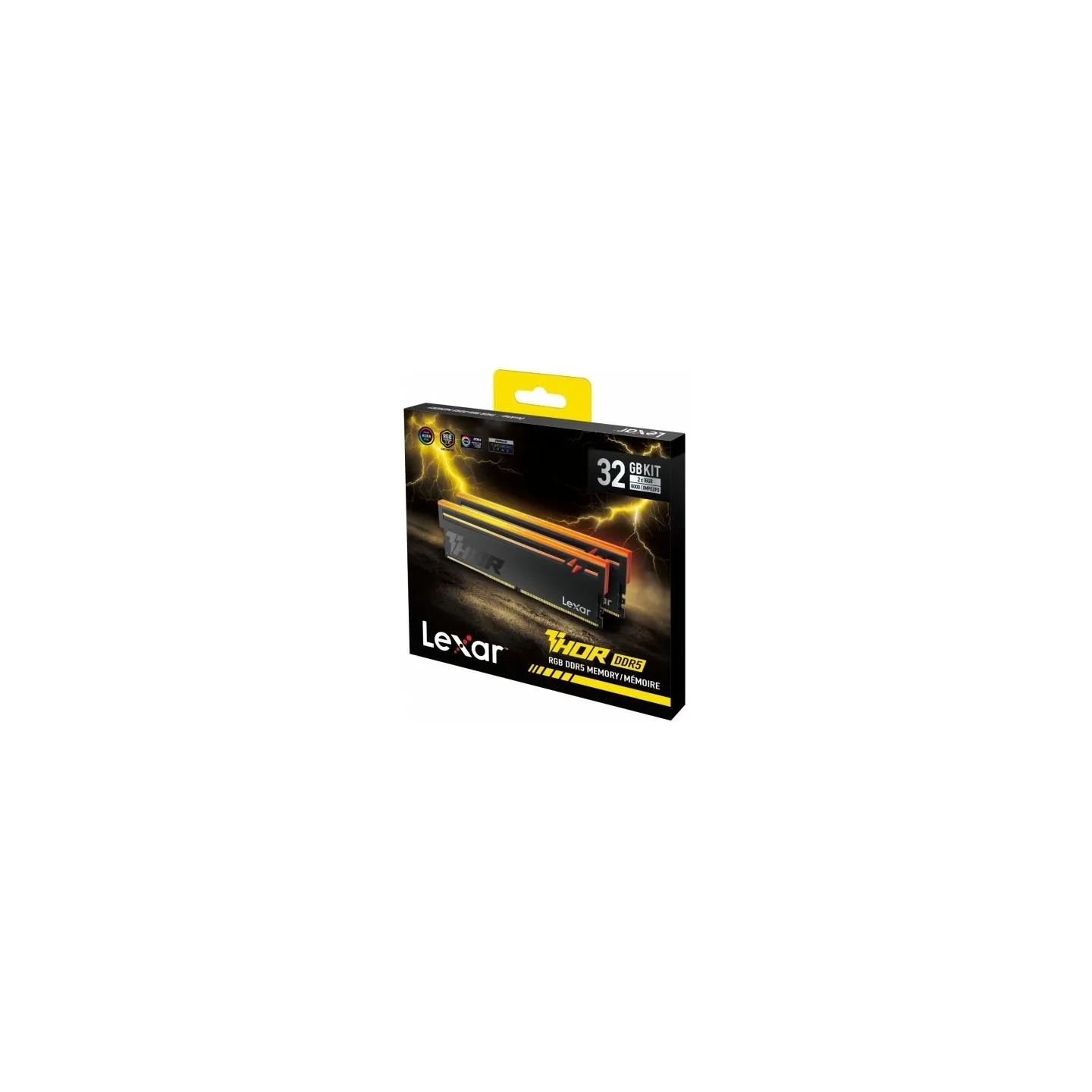 Lexar PC memory DDR5 THOR2.0 32GB(2*16)/6000 CL38 black RGB
