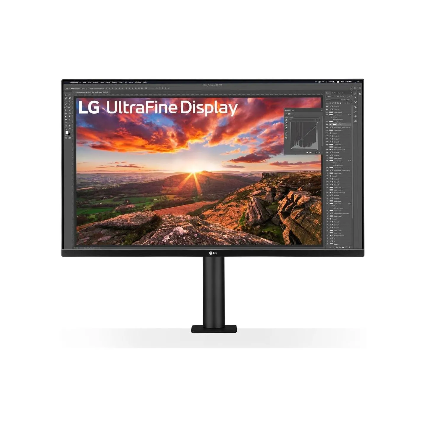 LG LCD Monitor|LG|31.5"|Panel IPS|3840x2160|16:9|60Hz|5 ms|Speakers|Swivel|Pivot|Height adjustable|Tilt|Colour Black|32UN880K-B