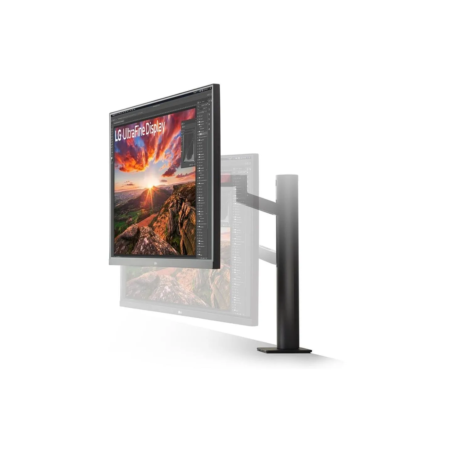 LG LCD Monitor|LG|31.5"|Panel IPS|3840x2160|16:9|60Hz|5 ms|Speakers|Swivel|Pivot|Height adjustable|Tilt|Colour Black|32UN880K-B