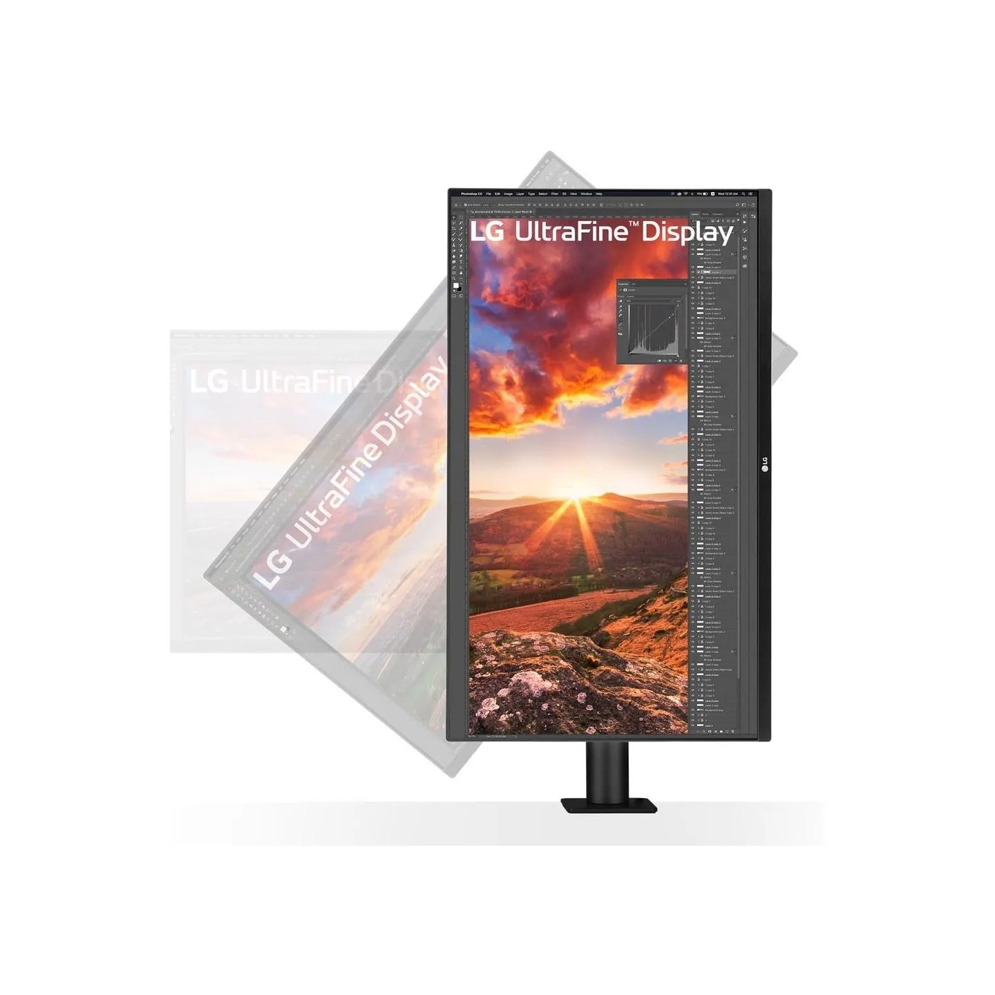 LG LCD Monitor|LG|31.5"|Panel IPS|3840x2160|16:9|60Hz|5 ms|Speakers|Swivel|Pivot|Height adjustable|Tilt|Colour Black|32UN880K-B