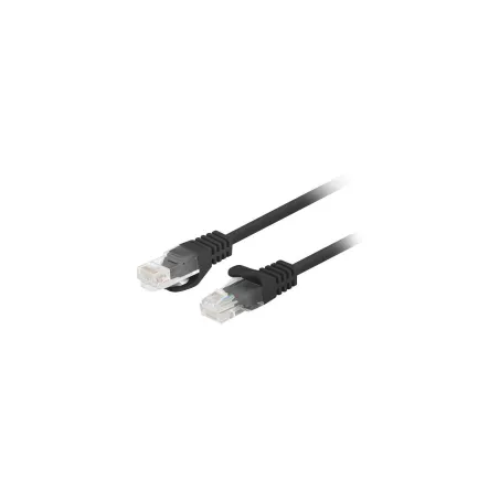 Lanberg | Patchcord CAT.5E UTP Fluke Passed | PCU5-10CC-0025-BK | 0.25 m | Black