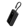 Anker | Power Bank with Built-In USB-C Cable | A1689H11 | 20000 mAh | 30W Output | Black