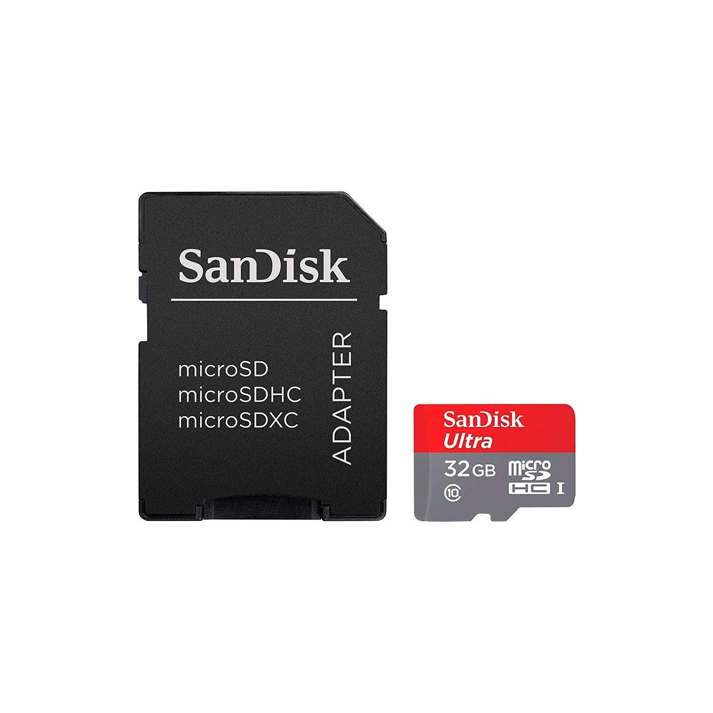 Sandisk High Endurance microSDHC 32GB + SD Adapter - for dash cams & home monitoring, up to 2,500 Hours, Full HD / 4K videos, up