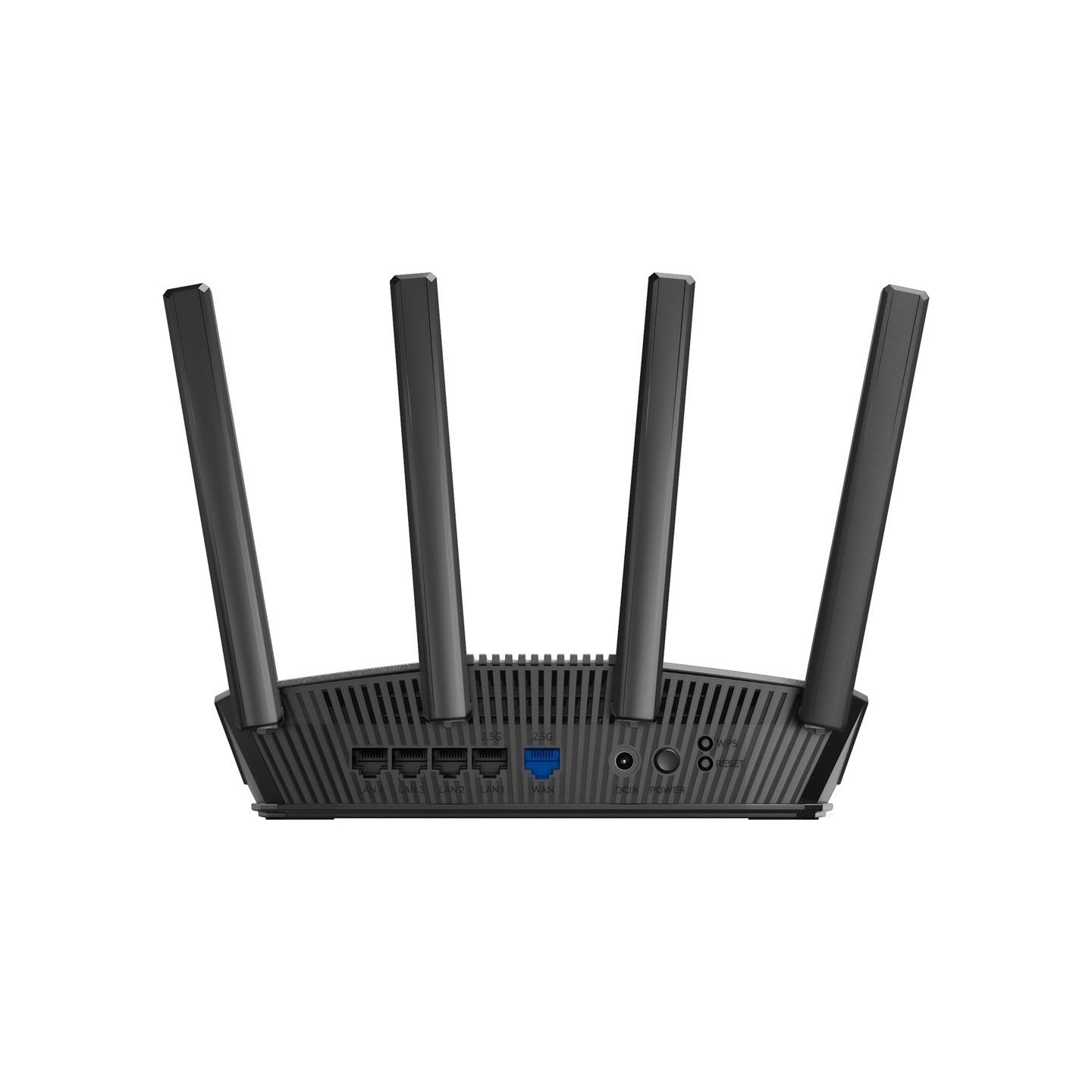 Asus Wireless Router|ASUS|RT-BE59 BE5000|Wi-Fi 7 (802.11be)|Data speed 5000 Mbit/s|Ethernet WAN Yes|WAN connection type RJ-45|Et